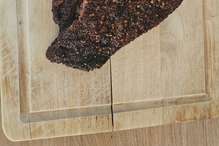 Resting on the cutting board