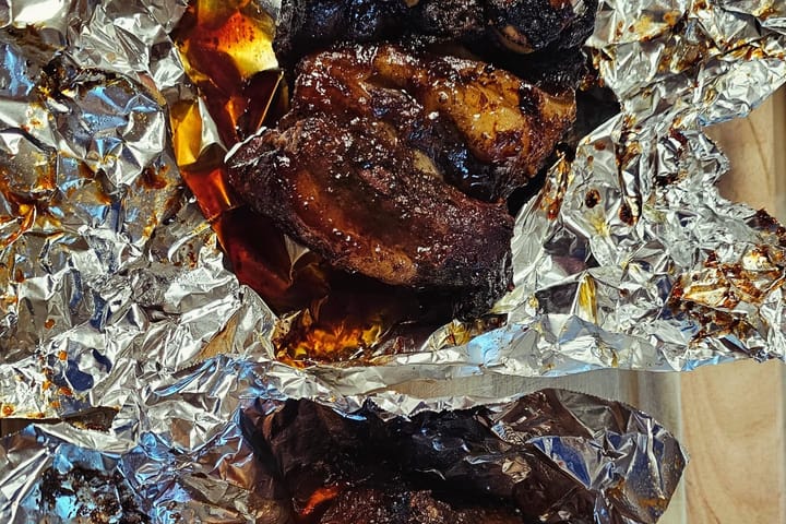 Opening the foil